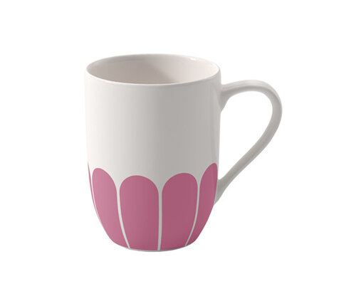  Villeroy & Boch Beker / Mok Fleur 29 cl rood cassis 