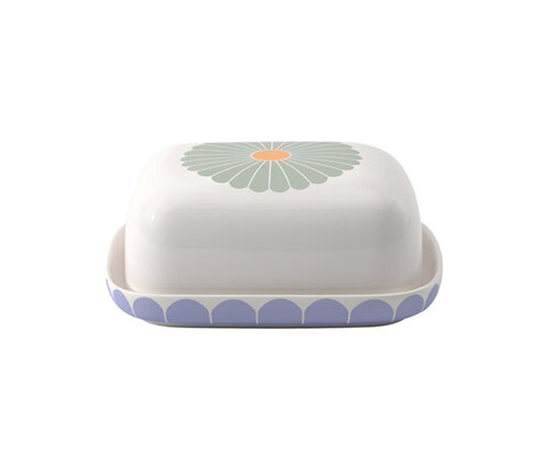  Villeroy & Boch Botervloot Fleur Couleur met deksel 