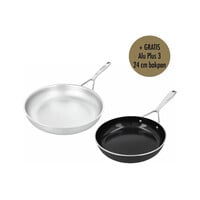 thumb-Bakpan Silverline 7 28 cm + gratis Alu Plus 3 bakpan 24 cm-1