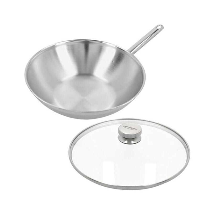 Wok Apollo 7 30 cm met GRATIS glasdeksel-2