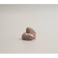 Konijntjes porselein handgedecoreerd