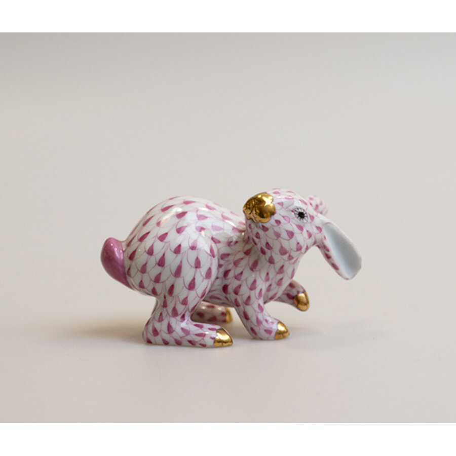 Konijntje porselein handgedecoreerd-1