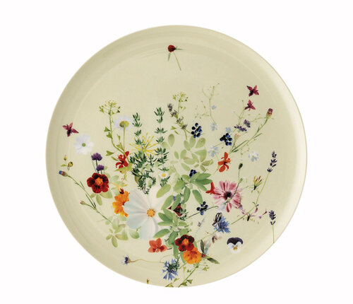  Rosenthal Ronde schotel / Taartschotel / Onderbord porselein Grand Air 32 cm 