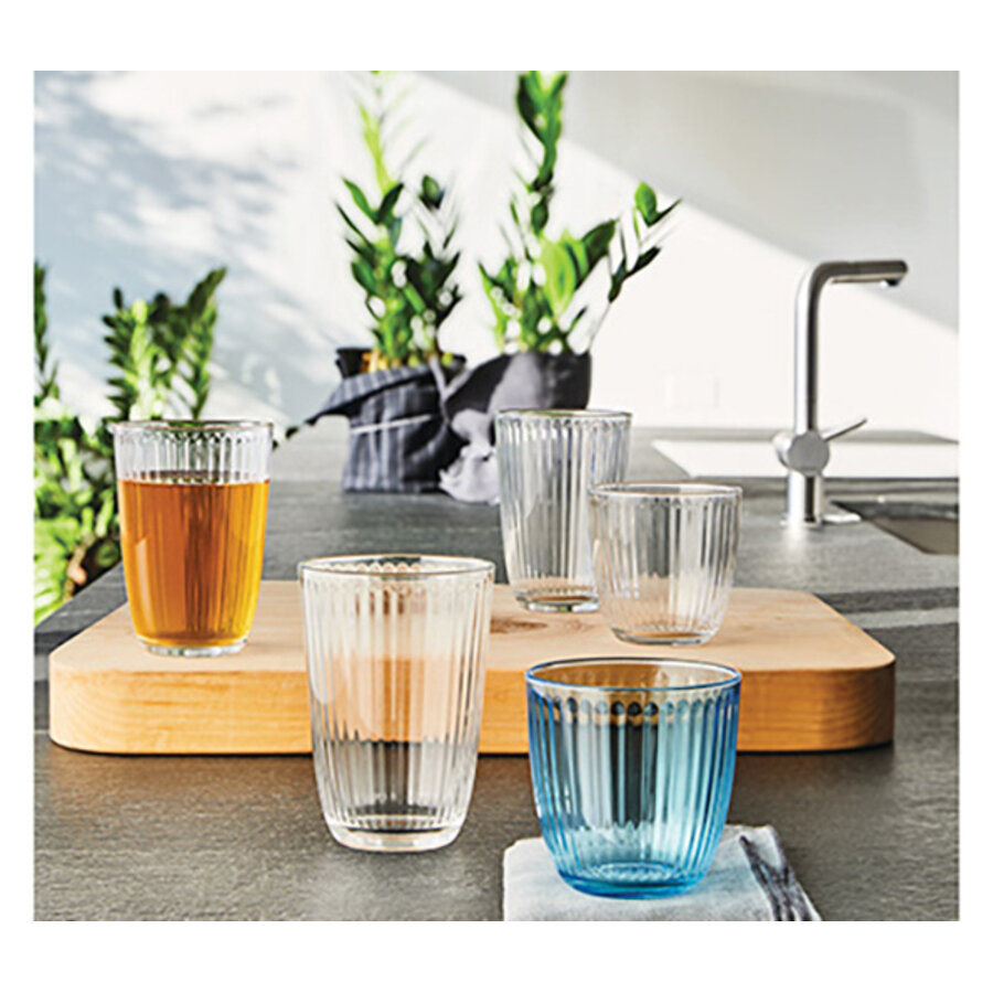 Set van 6 bekers 29 cl  Line helder-2
