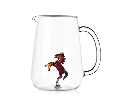  Ichendorf Milano Kruik glas Animal Farm met paard 