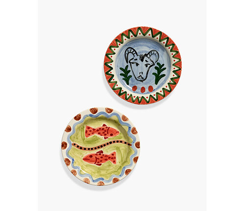  Serax Set 2 borden Santiaga de Borja - The Lovers 