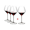 Veloce - Set van 4 Riedel Veloce Pinot Noir bourgogneglazen hoogte 24.7 cm