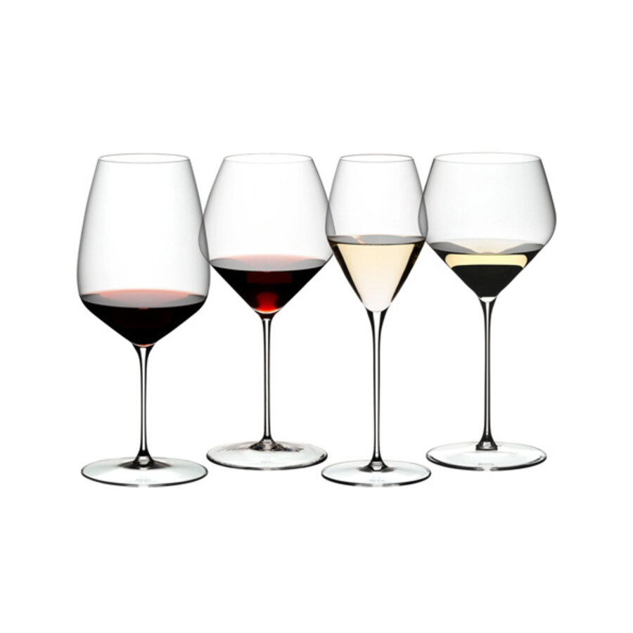 Veloce - Set van 4 Veloce champagneglas 33 cl kristal  - hoogte 24,7 cm-2