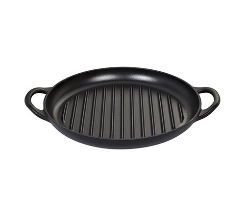  Küchenprofi Grillpan gietijzer 30 cm diam. met 2 handgrepen 