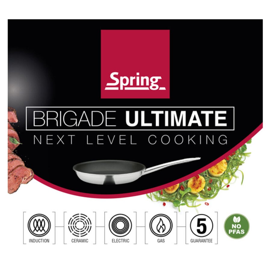 Bakpan Brigade Ultimate 20 cm antikleef-4