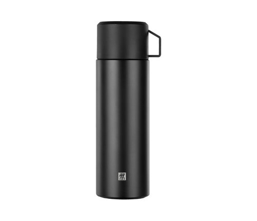  Zwilling Thermoskan 1 liter zwart onbreekbare metalen binnenfles 