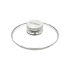 Deksel 16 cm glas