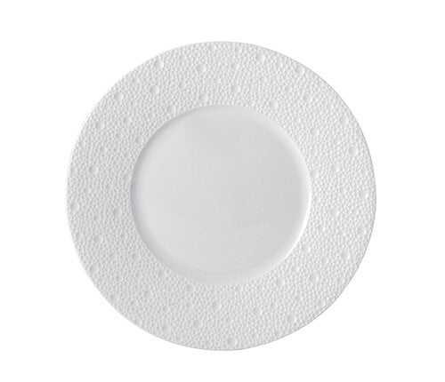  Bernardaud - Limoges Dessertbord / ontbijtbord porselein Ecume wit 21 cm 