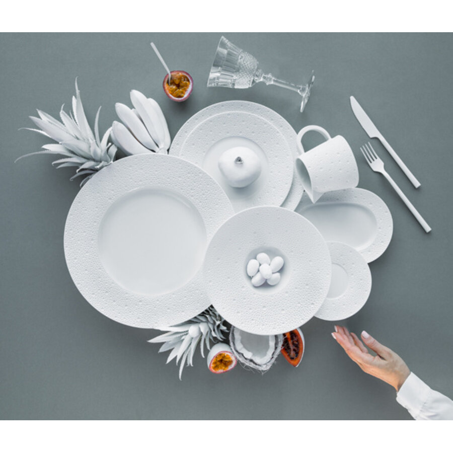 Broodbordje / Cocktailbordje porselein Ecume wit 16 cm-3