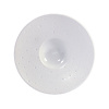 Diep bord porselein 23 cm Ecume wit met brede rand Pacific