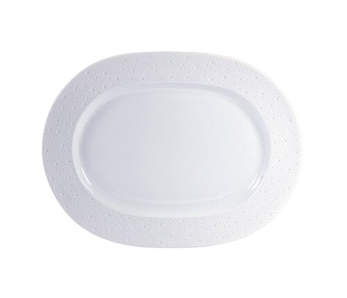  Bernardaud - Limoges Ovale schotel porselein 43 cm Ecume wit 