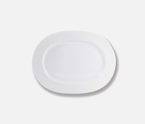  Bernardaud - Limoges Ovale schotel porselein 30 cm Ecume wit 