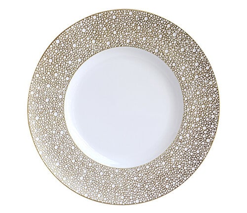  Bernardaud - Limoges Presentatebord porselein 31.5 cm Ecume Mordoré 