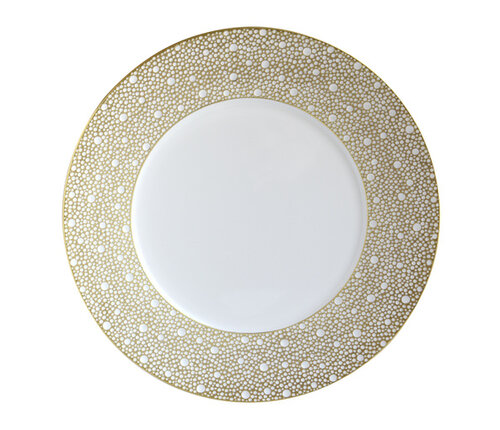  Bernardaud - Limoges Plat bord XL porselein 29.5 cm Ecume Mordoré 