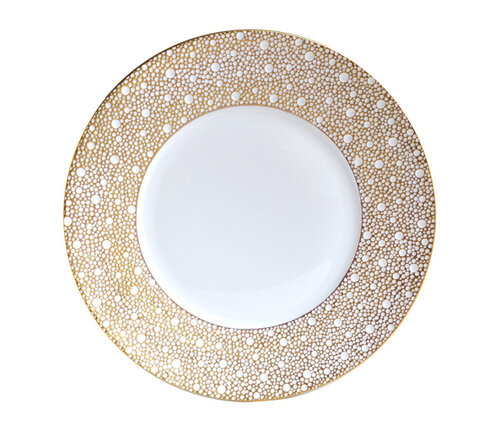  Bernardaud - Limoges Plat bord porselein 26 cm Ecume Mordoré 