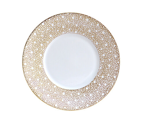  Bernardaud - Limoges Dessertbord porselein 21 cm Ecume Mordoré 