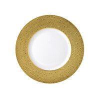 Plat bord of dinerbord porselein 26 cm Ecume Or