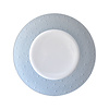 Plat bord of dinerbord porselein 26 cm Ecume lichtblauw