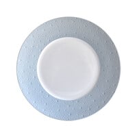 Plat bord of dinerbord porselein 26 cm Ecume lichtblauw