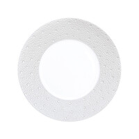 thumb-Plat bord of dinerbord porselein 26 cm Ecume perle parel-1