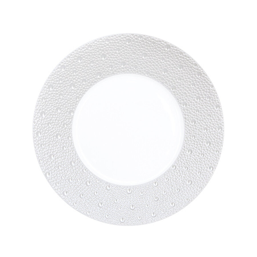 Plat bord of dinerbord porselein 26 cm Ecume perle parel-1