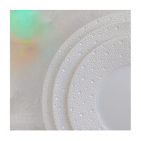 thumb-Plat bord of dinerbord porselein 26 cm Ecume perle parel-2