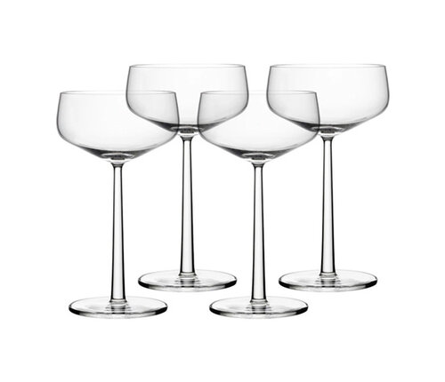  Iittala Set van 4 champagnecoupen / cocktailcoupen Essence 