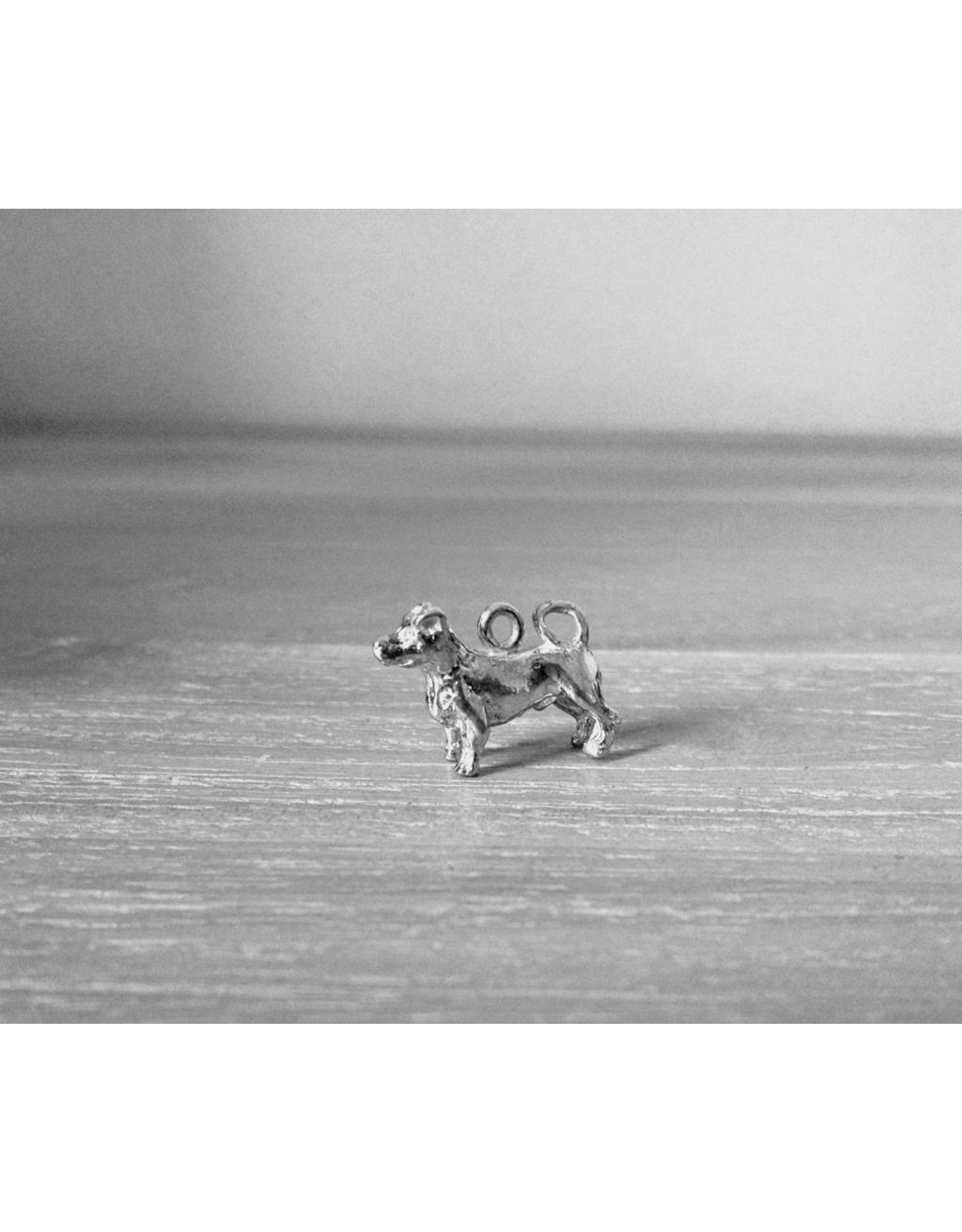 Handmade by Hanneke Weigel Sterling silver Jack russel terrier