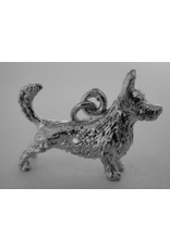 Handmade by Hanneke Weigel Sterling silver Welsh corgi pembroke