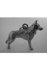 Handmade by Hanneke Weigel Zilveren Saarloos wolfhond