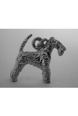 Handmade by Hanneke Weigel Zilveren Lakeland terrier