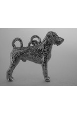 Handmade by Hanneke Weigel Sterling silver Kromfohrländer wirehaired