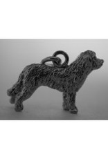 Handmade by Hanneke Weigel Sterling silver Catalonian sheepdog