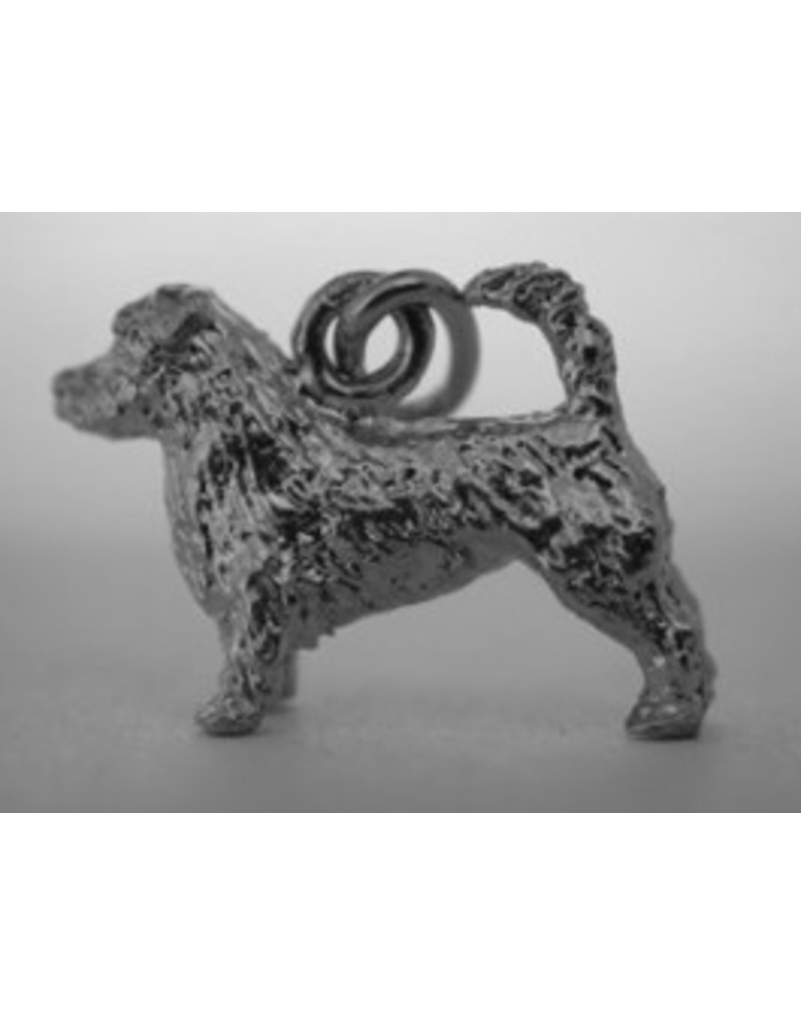 Handmade by Hanneke Weigel Sterling silver Glen of imaal terrier