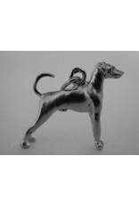 Handmade by Hanneke Weigel Sterling silver German pinscher