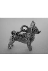 Handmade by Hanneke Weigel Sterling silver Chihuahua long haired