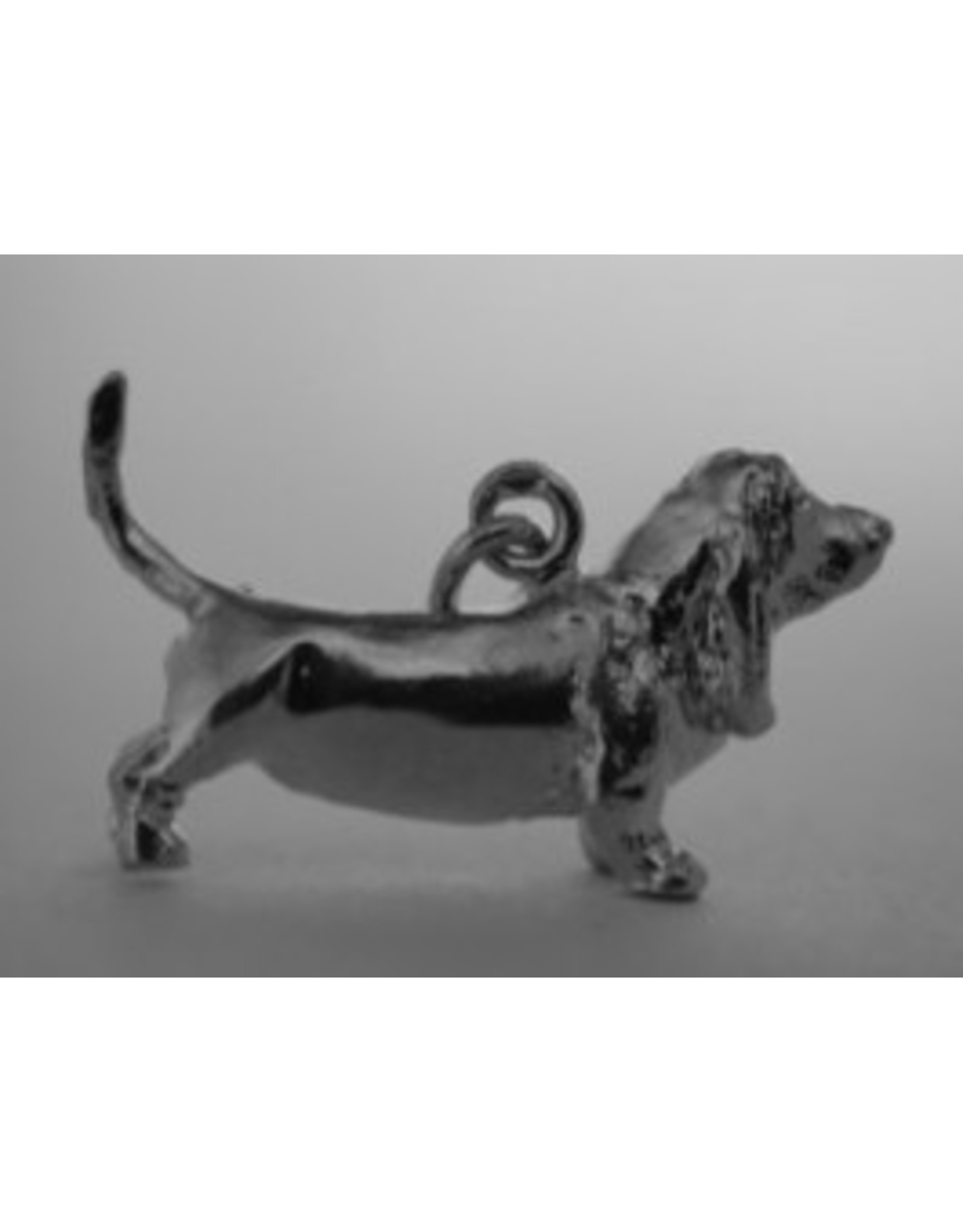 Handmade by Hanneke Weigel Sterling silver Basser hound