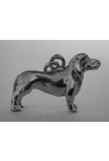 Handmade by Hanneke Weigel Sterling silver Basset bleu de gascogne