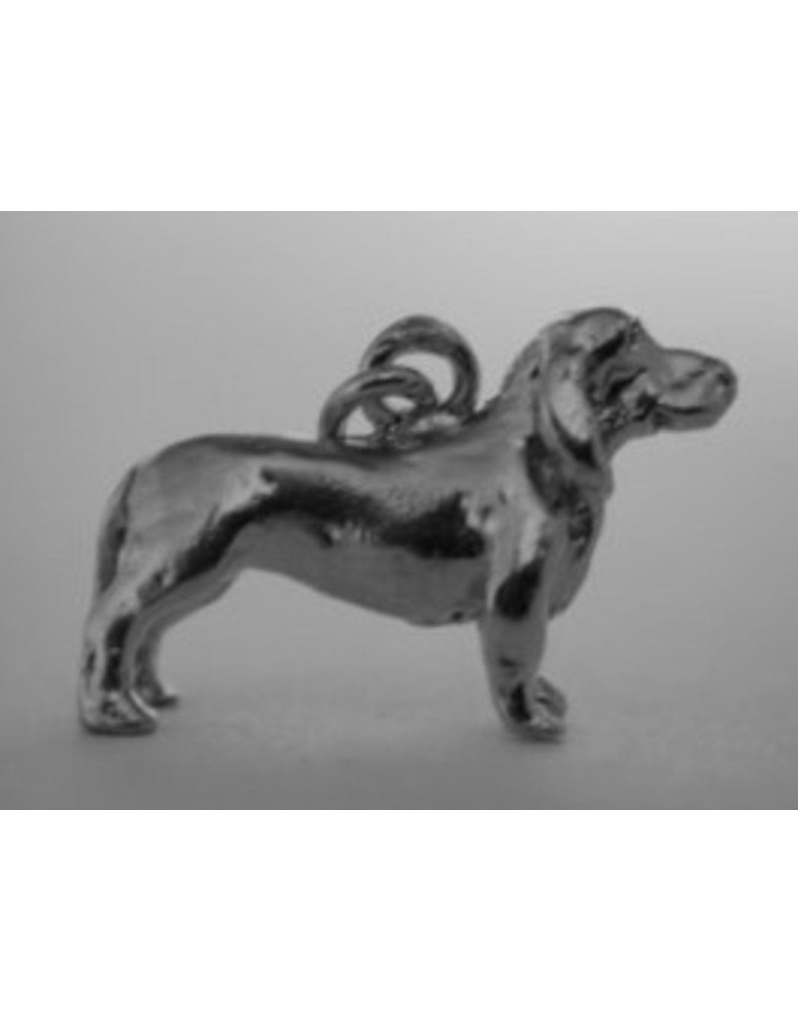 Handmade by Hanneke Weigel Sterling silver Basset bleu de gascogne