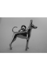 Handmade by Hanneke Weigel Sterling silver american toy fox terrier