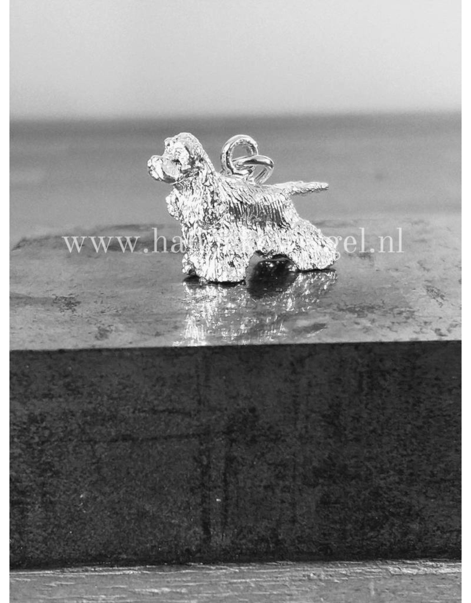 Handmade by Hanneke Weigel Sterling silver american cocker spaniel