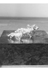 Handmade by Hanneke Weigel Sterling silver dachshund  langhaar