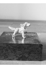 Handmade by Hanneke Weigel Zilveren Engelse springer spaniel