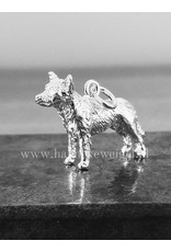 Handmade by Hanneke Weigel Zilveren Cattle dog