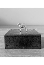 Handmade by Hanneke Weigel Zilveren Parson jack russel terrier gladhaar